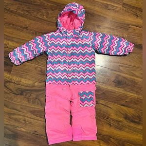 The North Face toddler one piece snowsuit 2T